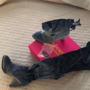 Sexy over the knee boots.